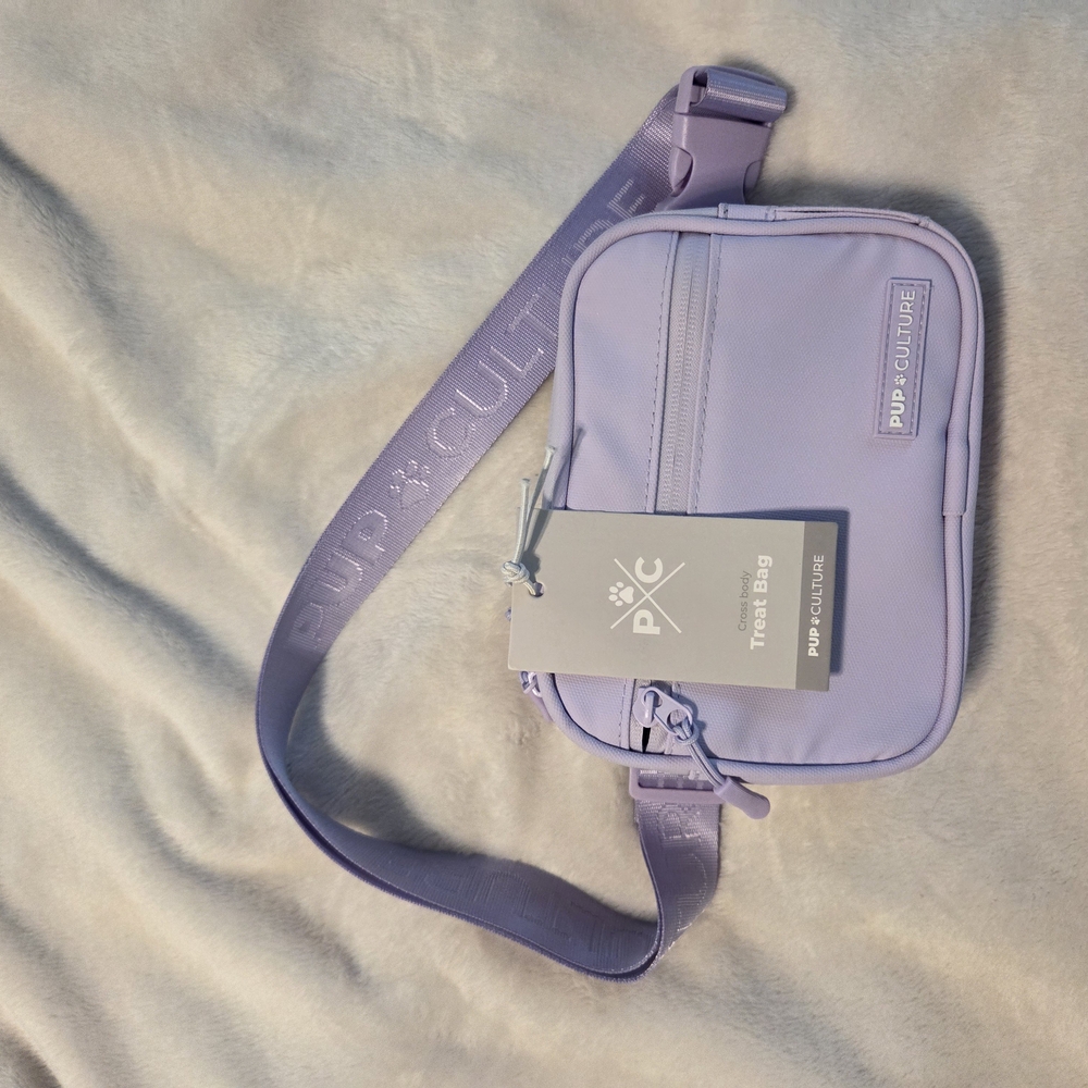 Pup Culture Lavender Crossbody Bag